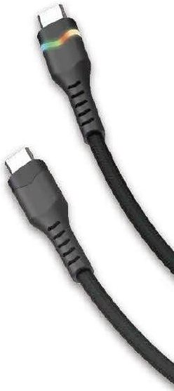1m Powerkabel Charge & Sync 65 W Typ-C/ Typ-C Black (20837)
