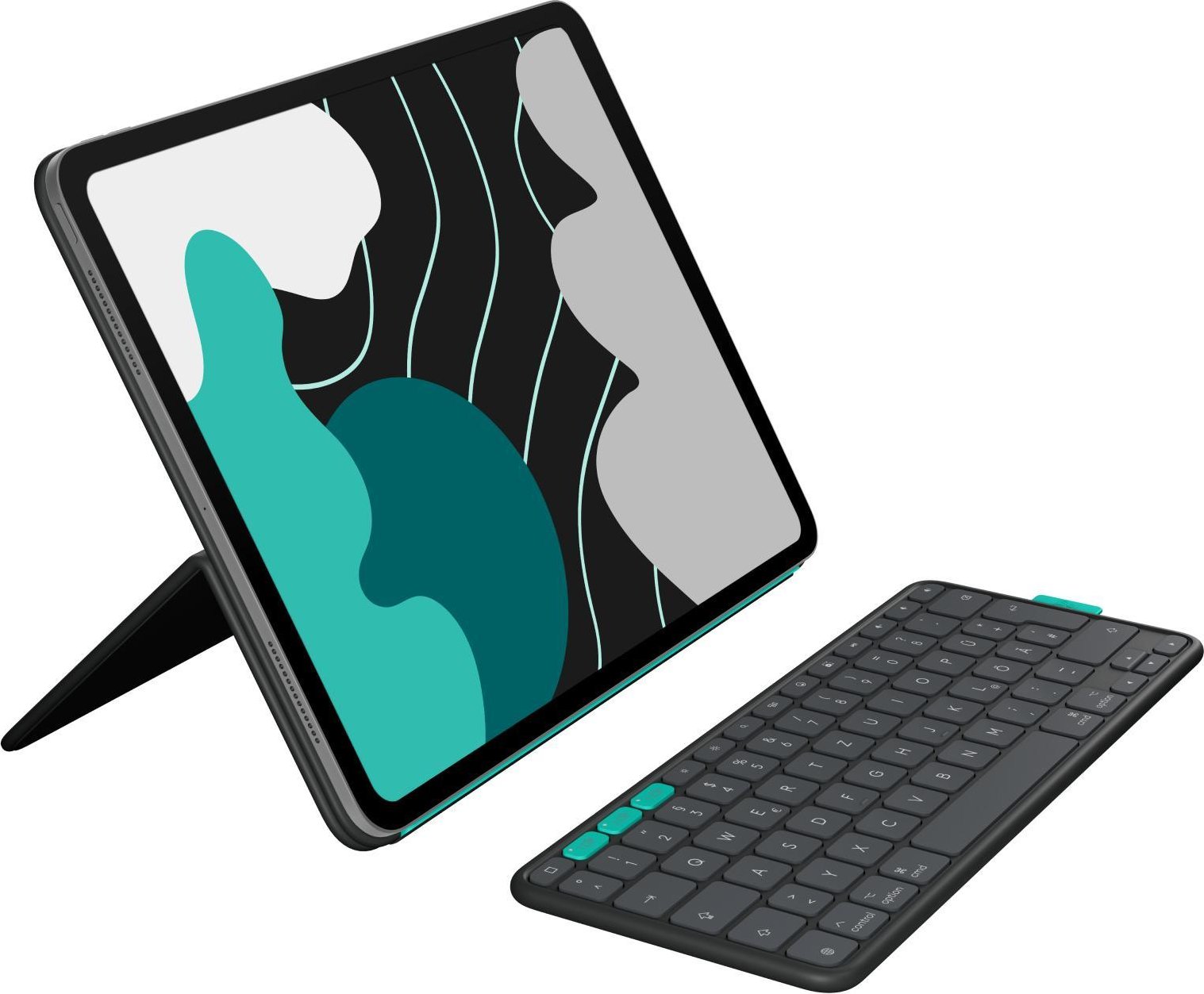 Flip Folio, graphite, für iPad Pro & iPad Air 13 Zoll Tablet-Tastatur