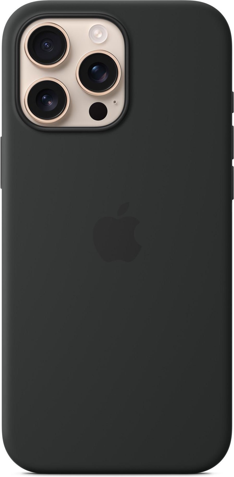 iPhone 16 Pro Max Silikon Case mit MagSafe - Schwarz