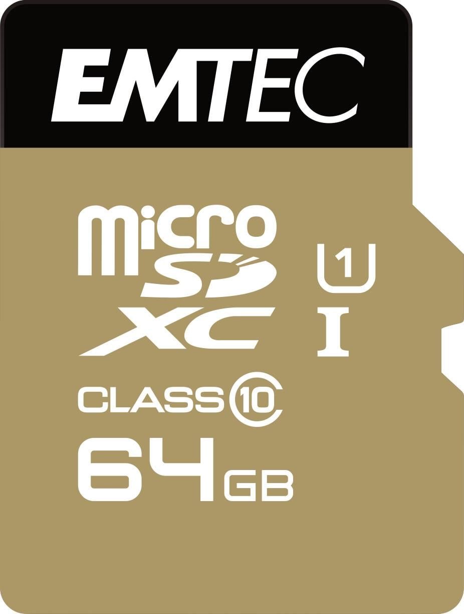microSD 64GB UHS-I U1 EliteGold + Adapter