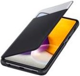 EF-EA725 Smart S View Wallet f. Galaxy A72, Black Handyhülle