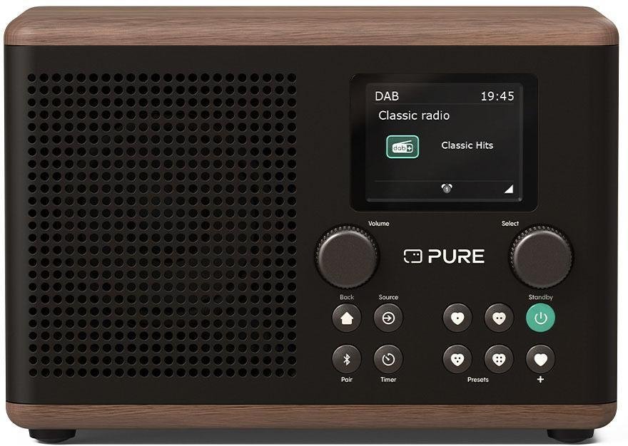 Classic H4 Coffee Black/Walnut DAB+ Radio