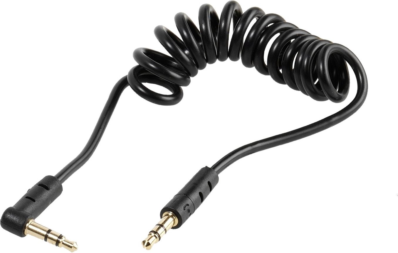 Klinkenverbindung stereo, Spiralkabel, 1,5m (46207)