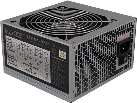 LC420-12 V2.31, Grau, Office Serie, 350 Watt, 80 Plus Bronze, ATX PC-Netzteil