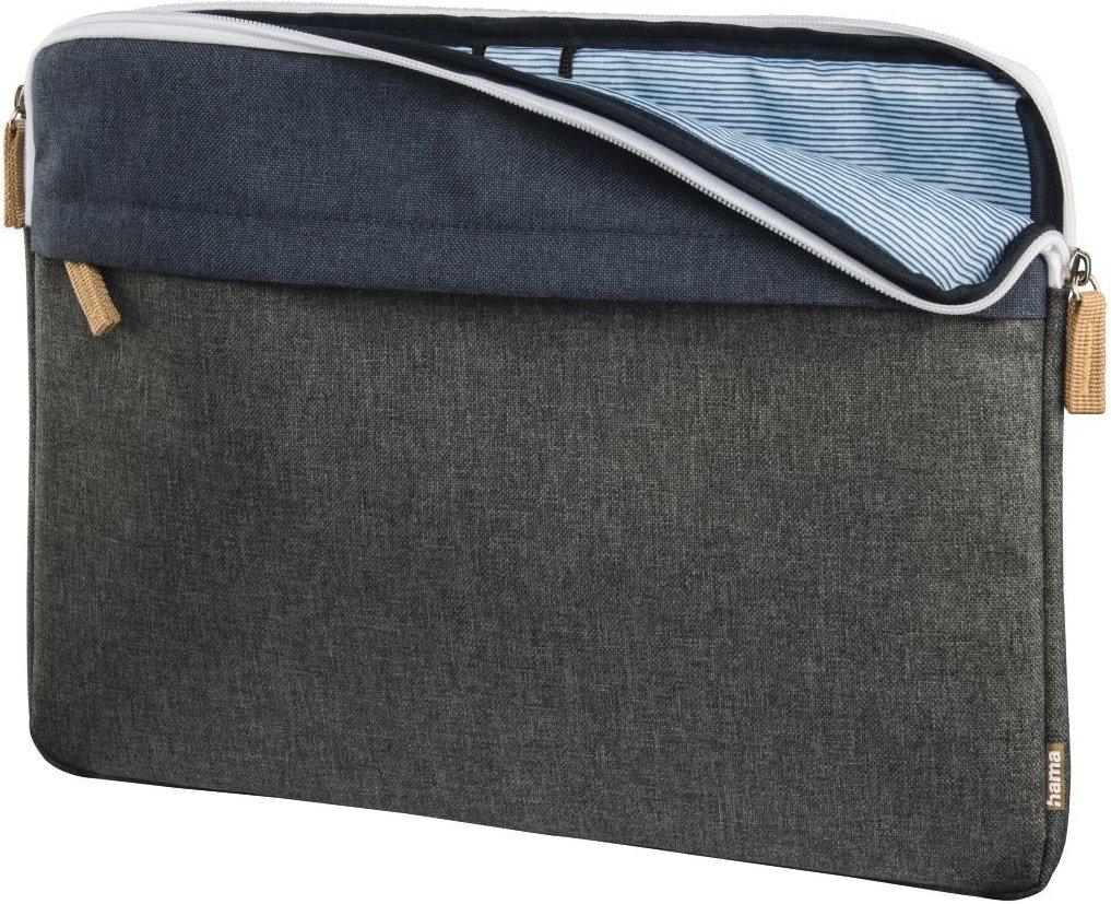 Laptop-Sleeve "Florenz", bis 34 cm (13,3"), Marineblau//Dunkelgrau (00217124)