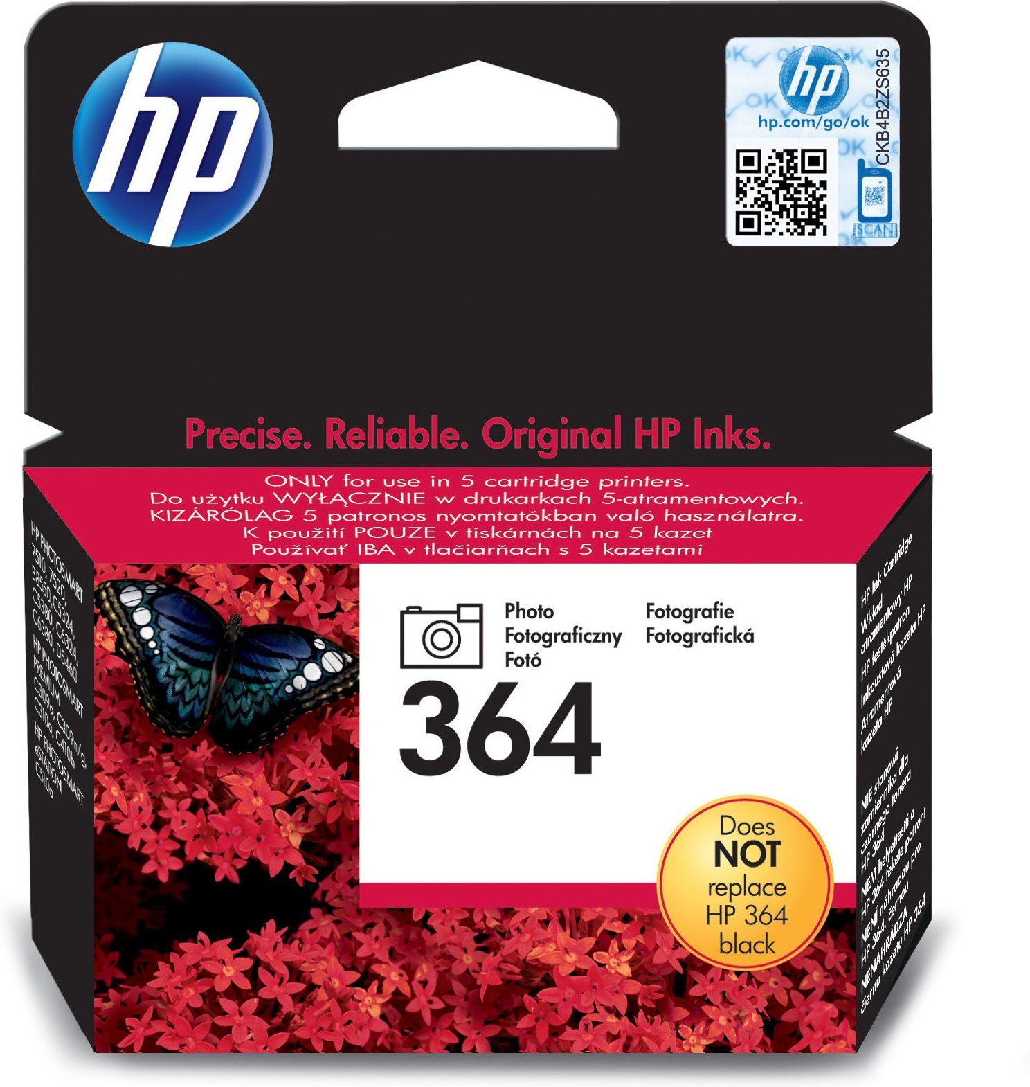 364 Foto-schwarz Druckerpatrone