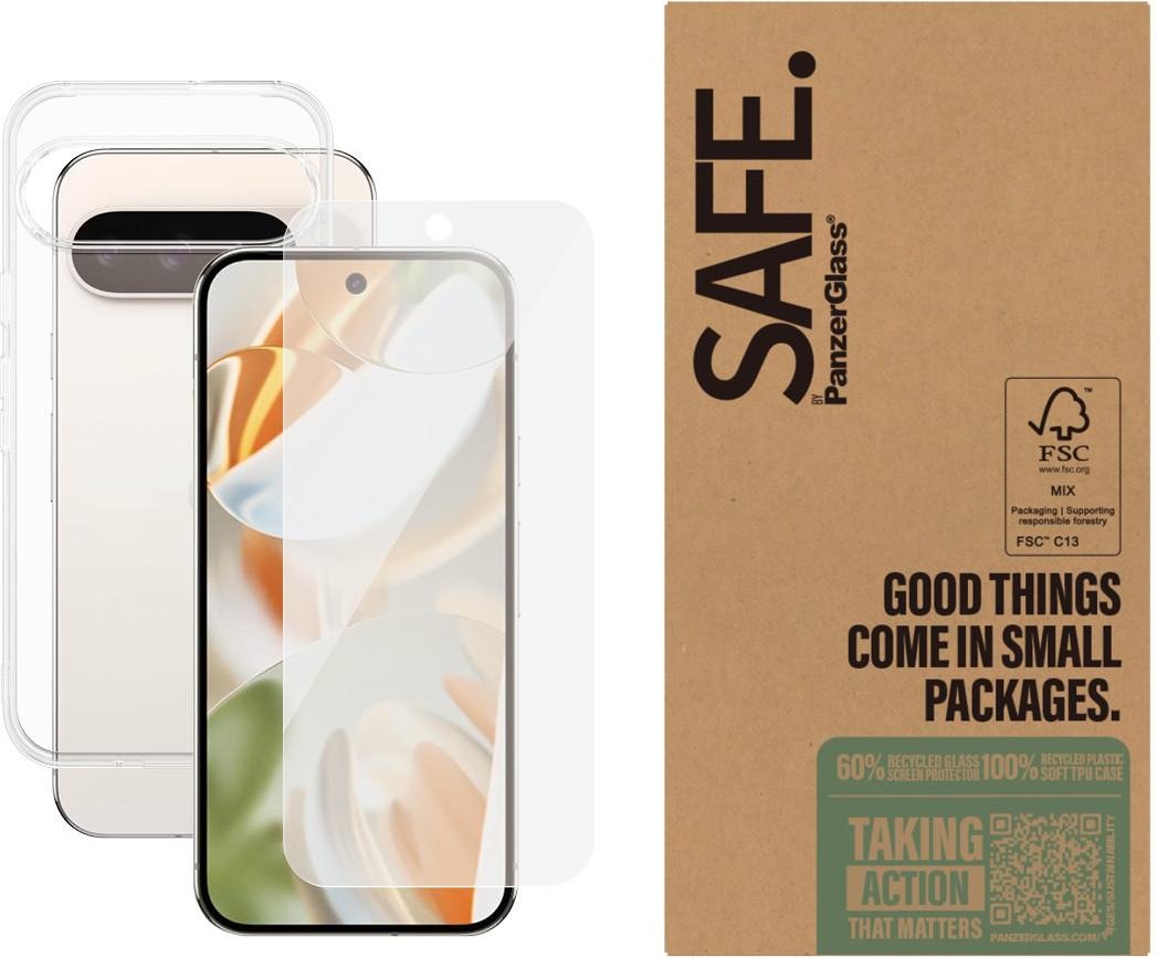 SAFE. by PanzerGlass Google Pixel 9 5G | 9 Pro 5G | Ultra-Wide Fit