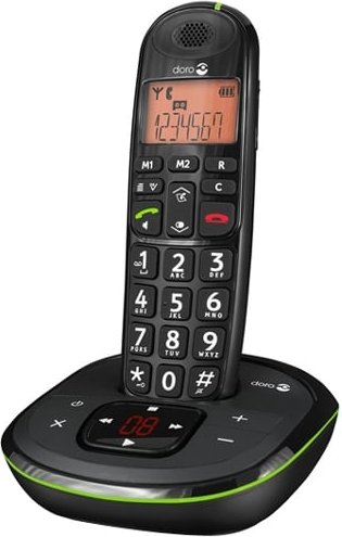 PhoneEasy 105wr Schwarz Schnurloses Telefon