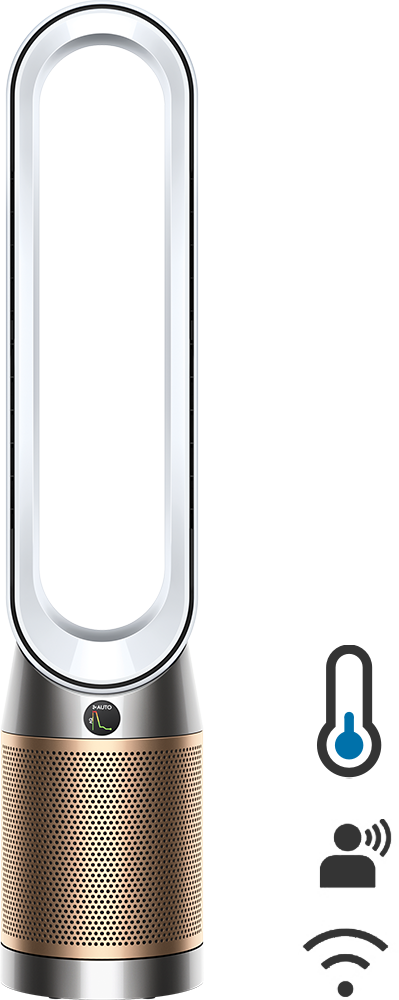 Purifier Cool PC2 De-Nox Weiß/Gold Luftreiniger