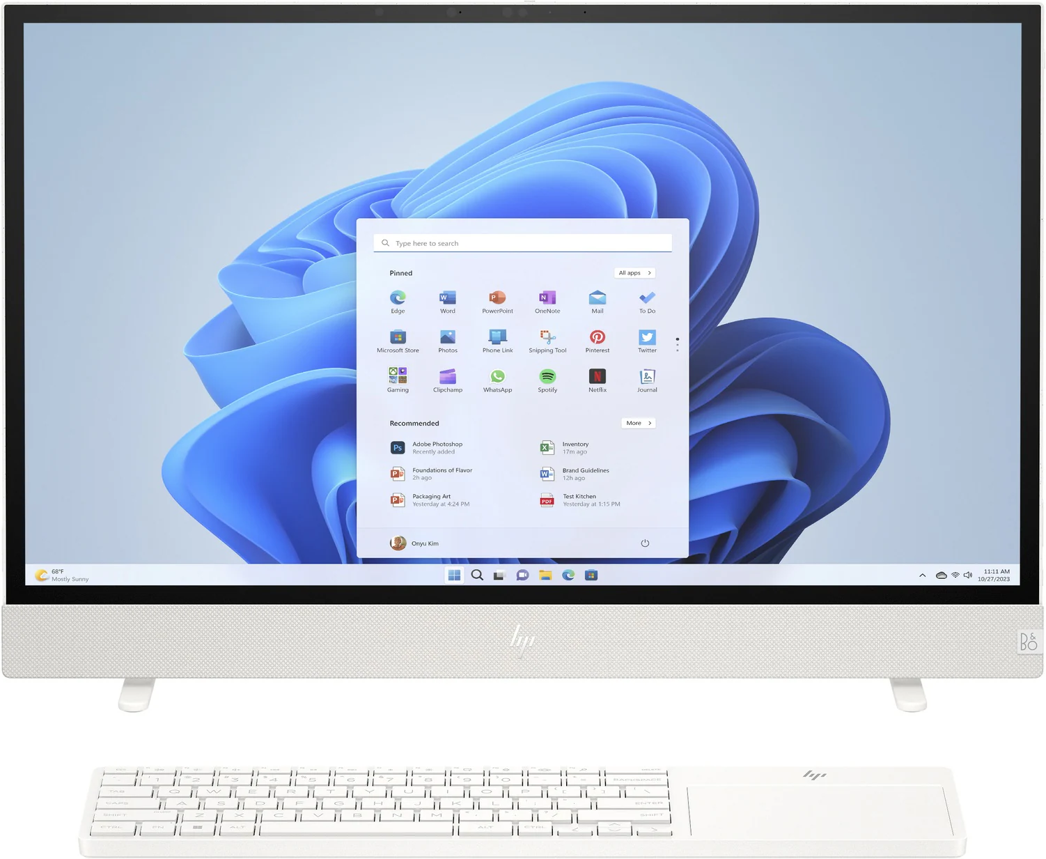 All-in-One PC Envy 24-cs0000ng, weiß, 24 Zoll, IPS, WQHD, Intel Core i5-1335U, 16 GB, 512 GB M.2 SSD