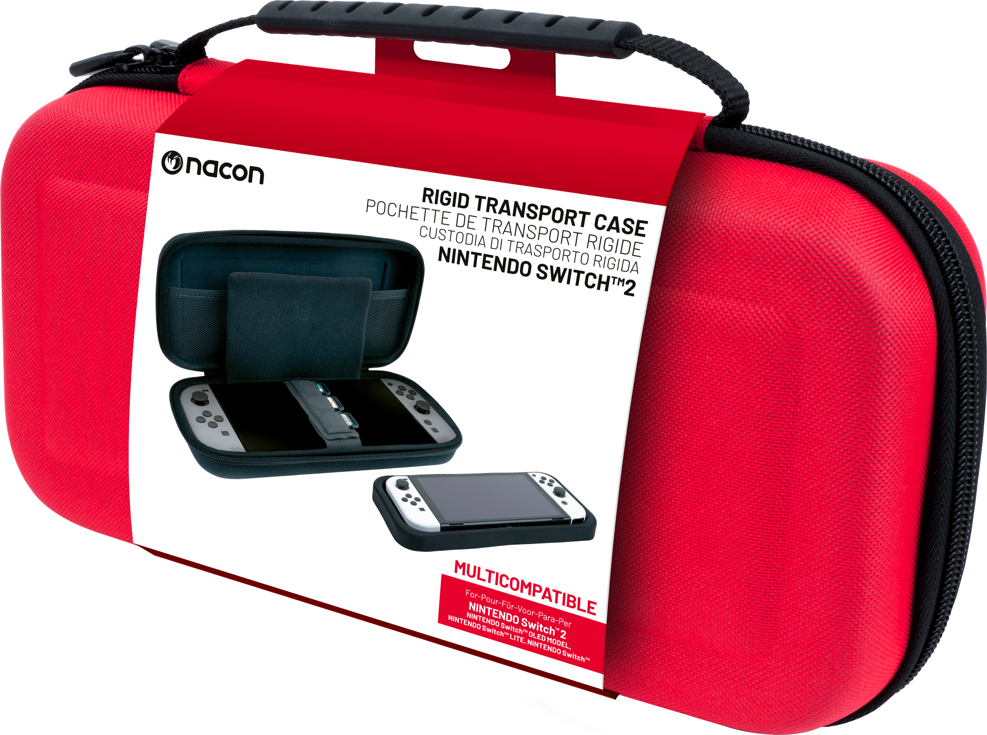 Nintendo Switch 2 Tasche Classic, Rot, Größe L