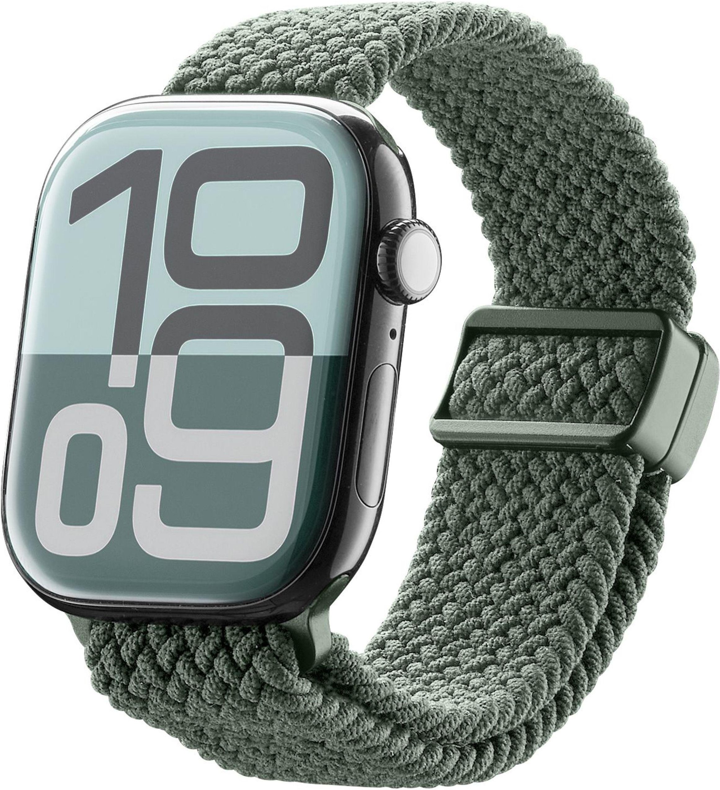 Soft Band für Apple Watch (Serie 1/ 2/ 3) 44/ 45/ 46/ 49mm Nylon Green (61125)