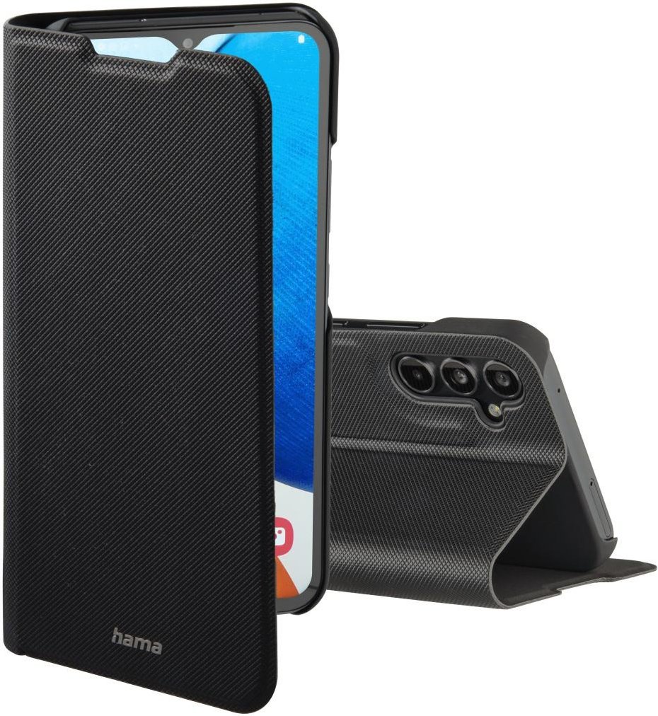 Booklet "Slim Pro" für Samsung Galaxy A14/A14 5G, Schwarz (00215619) Handyhülle