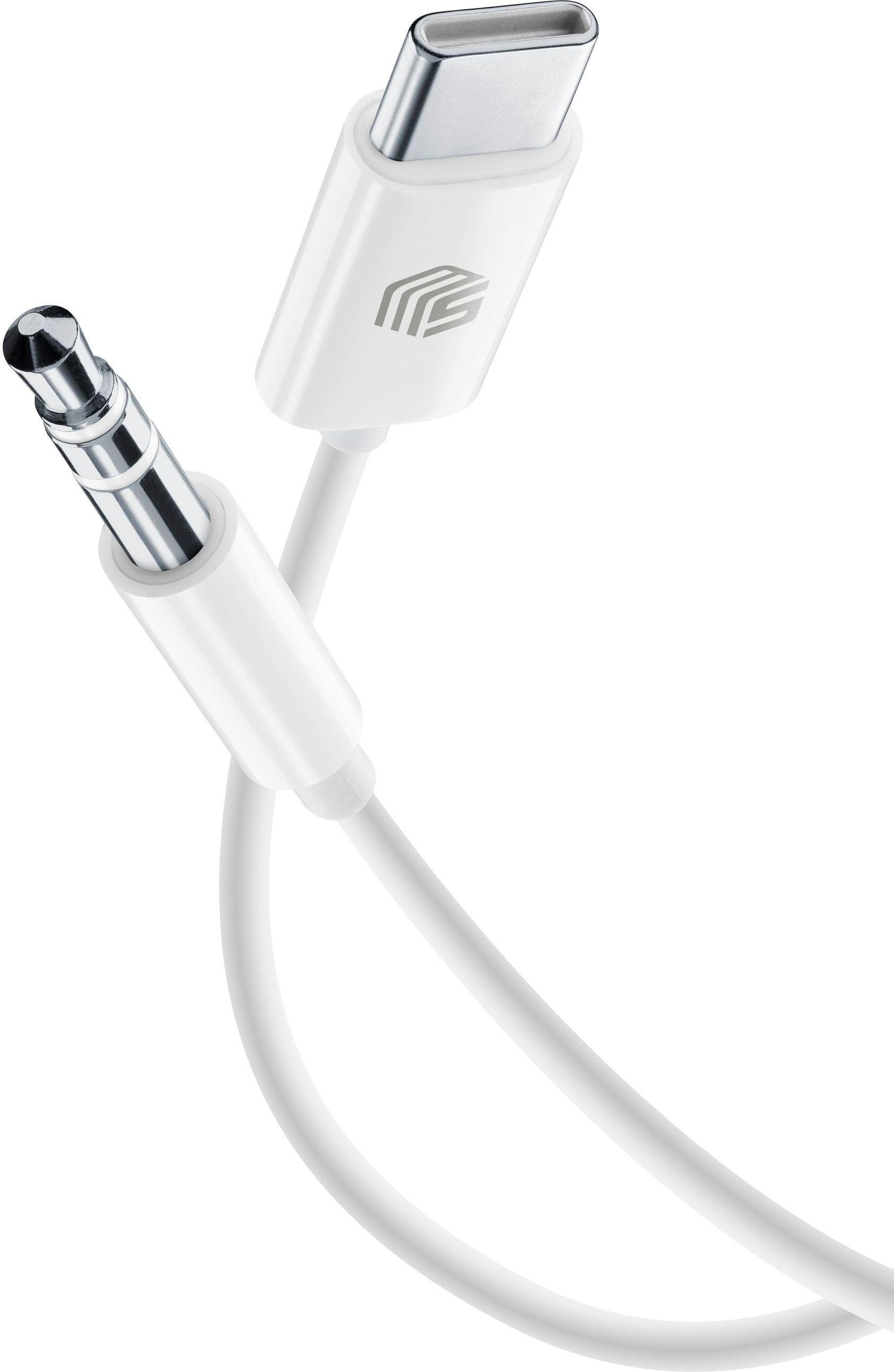 Audio Cable 3,5mm Klinkenanschluss/ Typ-C White (60745)