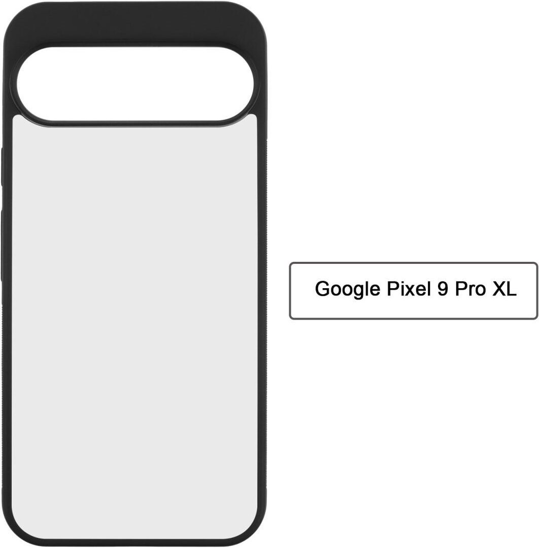 Sublimation Case für Google Pixel 9 Pro XL, Schwarz + Glas