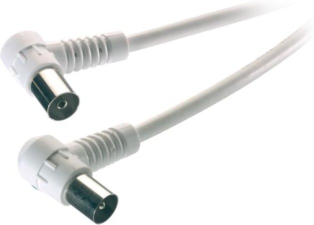 TV / Radio Winkel Antennenkabel, 90dB, 5m (48035)