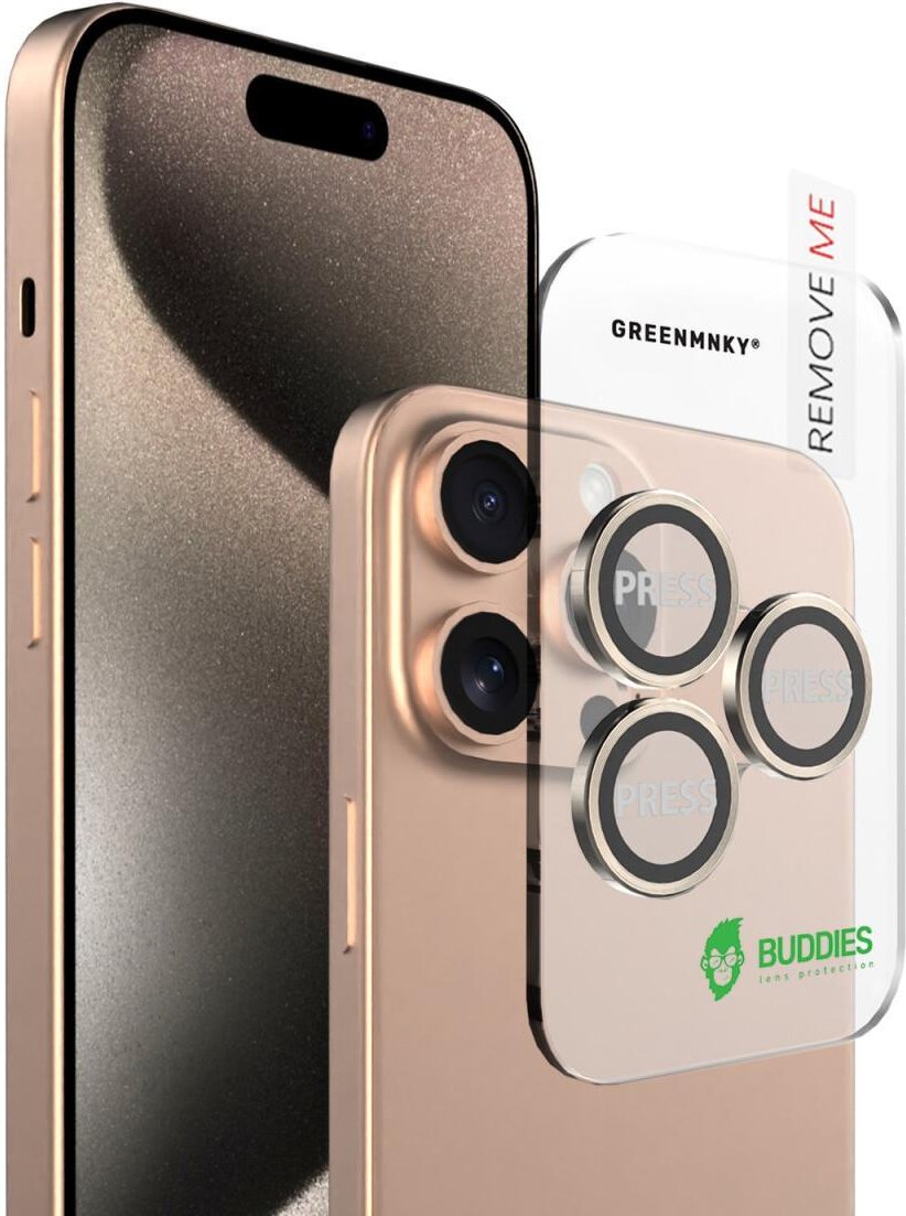 BUDDIES für iPhone 16 Pro/16 Pro Max, Gold