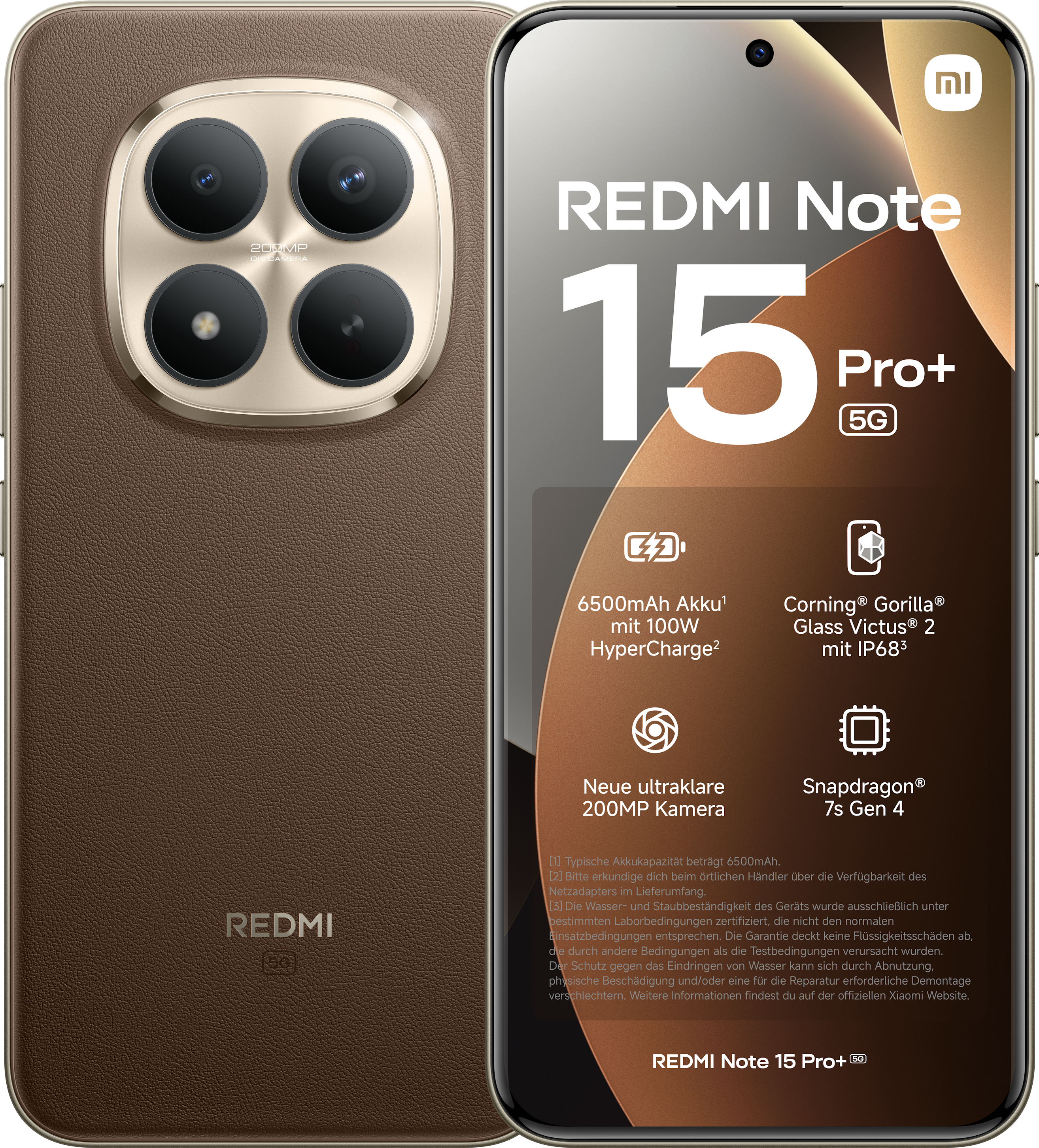 Redmi Note 15 Pro+ 5G 8GB + 256GB Mocha Brown Smartphone