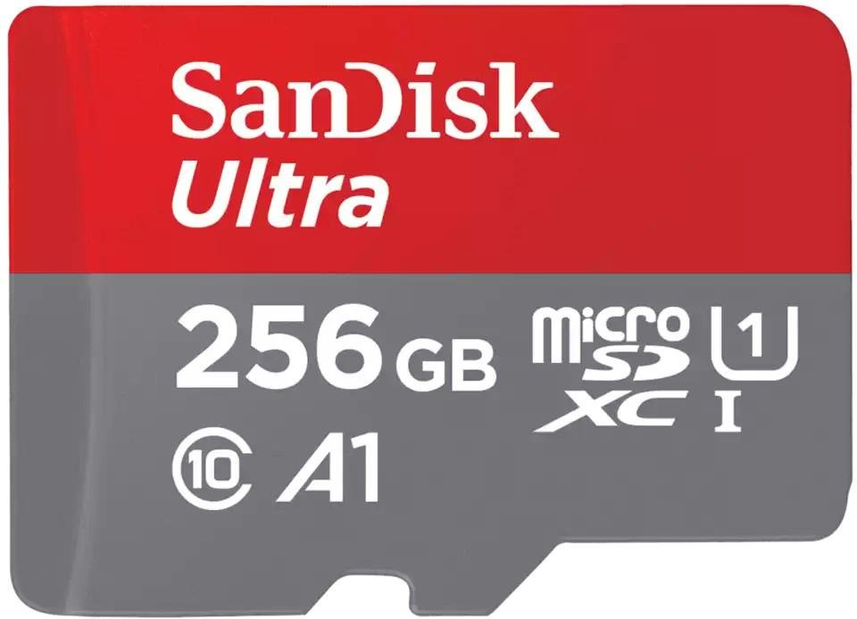 Ultra 256GB Mobile + SD Adapter 150MB/s A1 Class 10 UHS-I (00215423) micro SDXC Speicherkarte