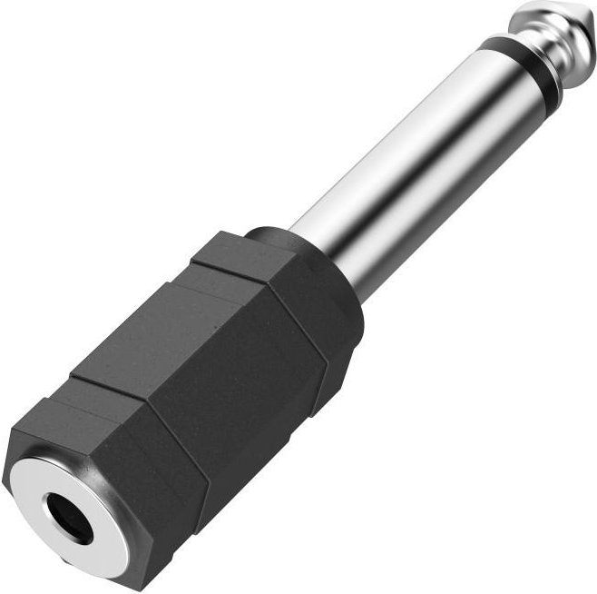 Audio-Adapter, 3,5-mm-Klinken-Kupplung Mono - 6,3-mm-Klinken-Stecker Mono (00205195)