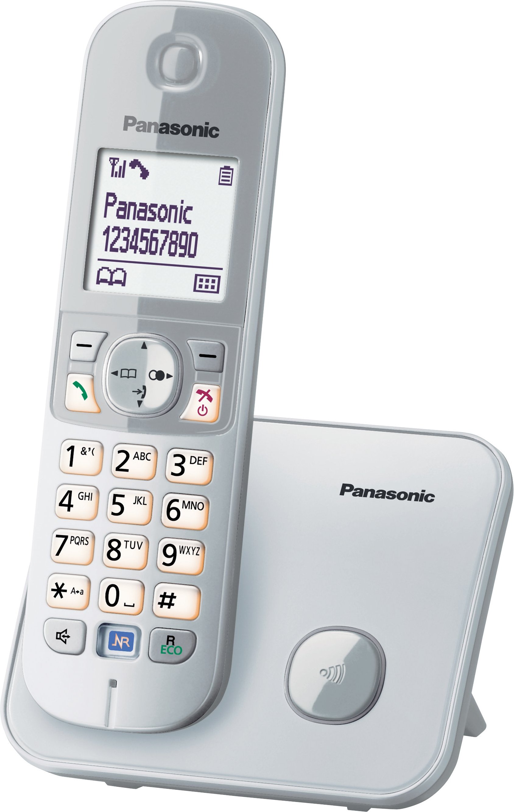 KX-TG6811GS Perlsilber Schnurloses Telefon
