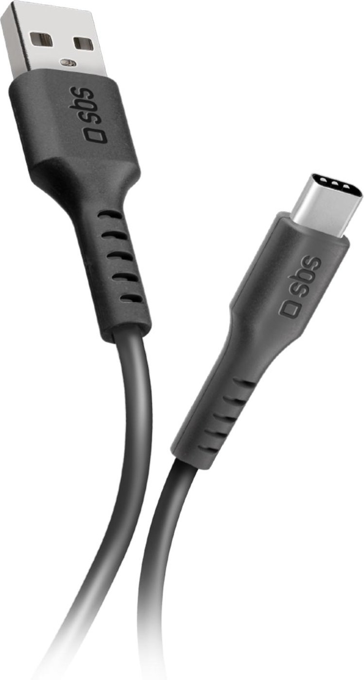 USB-C auf USB-A Kabel Daten- und Ladekabel USB-A auf USB-C mit 1 Meter Länge, Schwarz