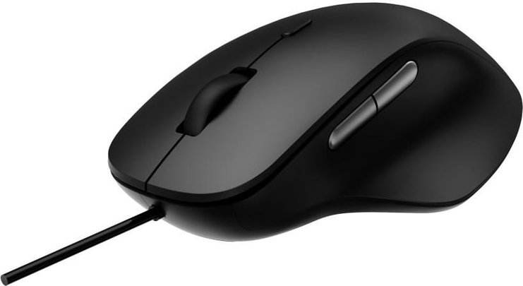 Kabelgebundene ergonomische optische Maus "N500", Schwarz (00220691)