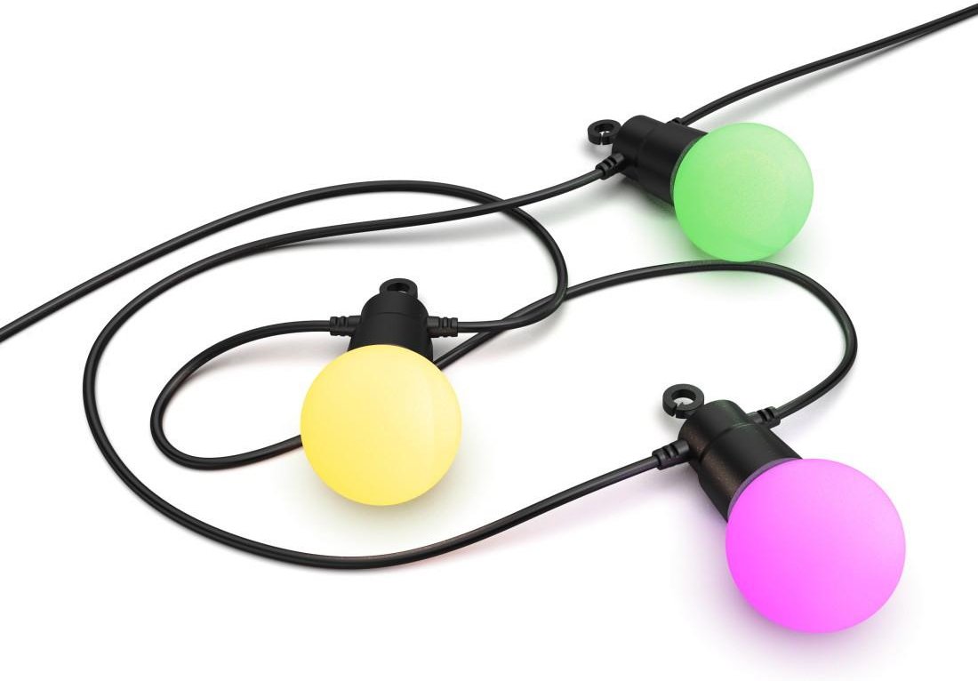 Smarte LED-Lichterkette, WLAN Lampenkette, außen IP44, Farbwechsel, 8 m (00176636)