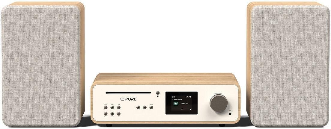Classic Stereo Cotton White/Oak Stereoanlage