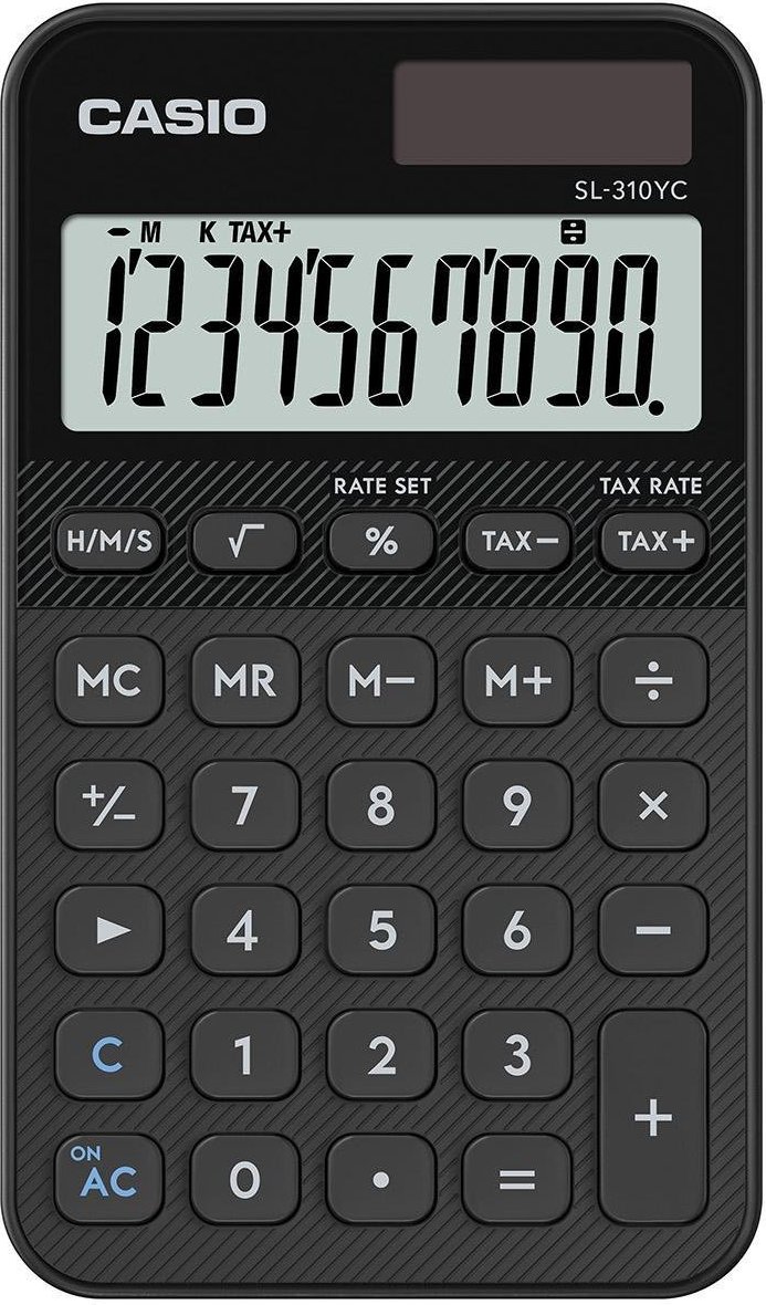 SL-310YC Schwarz Taschenrechner