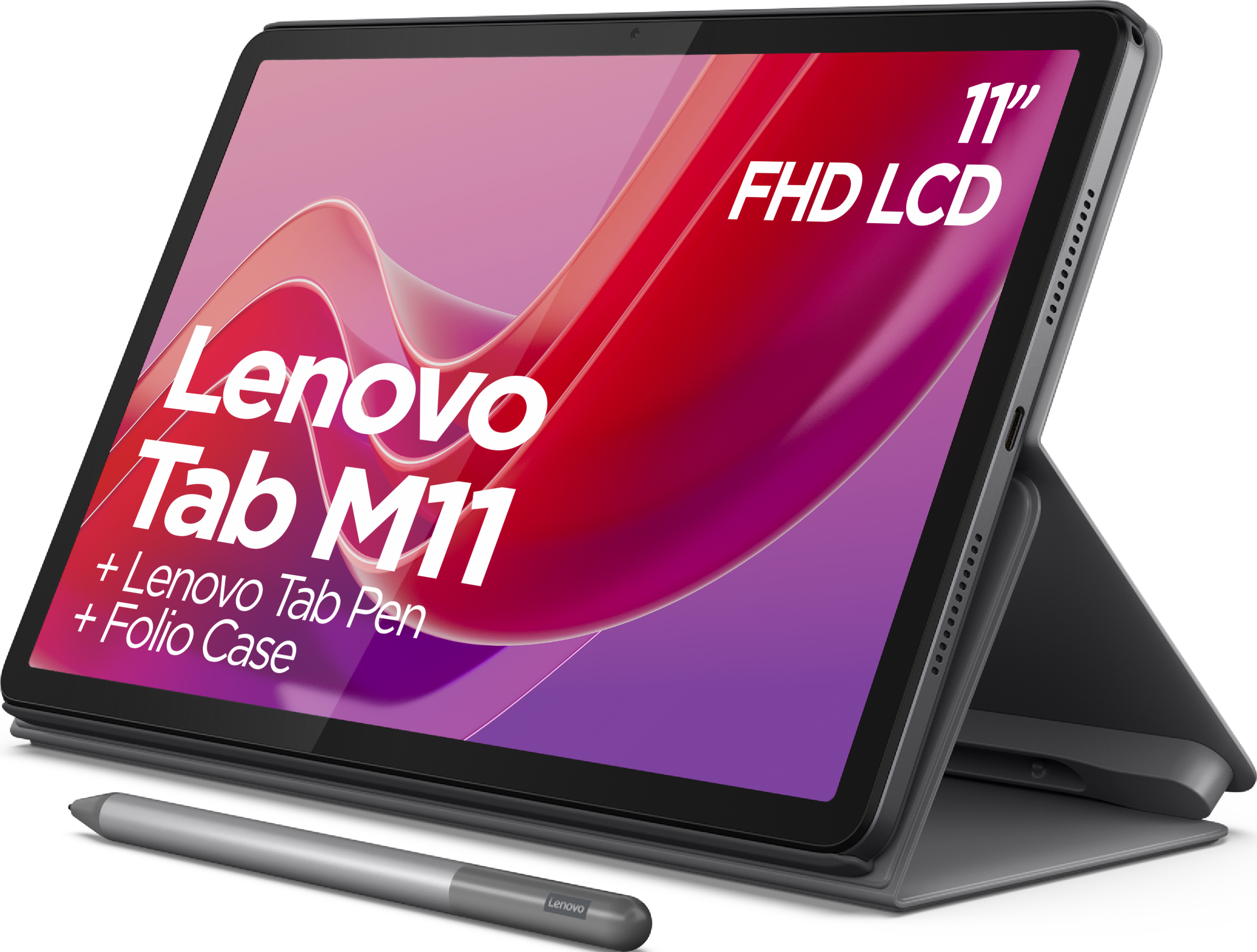 Bundle Tab M11 WiFi 128GB Grau Tablet + Case + Eingabestift