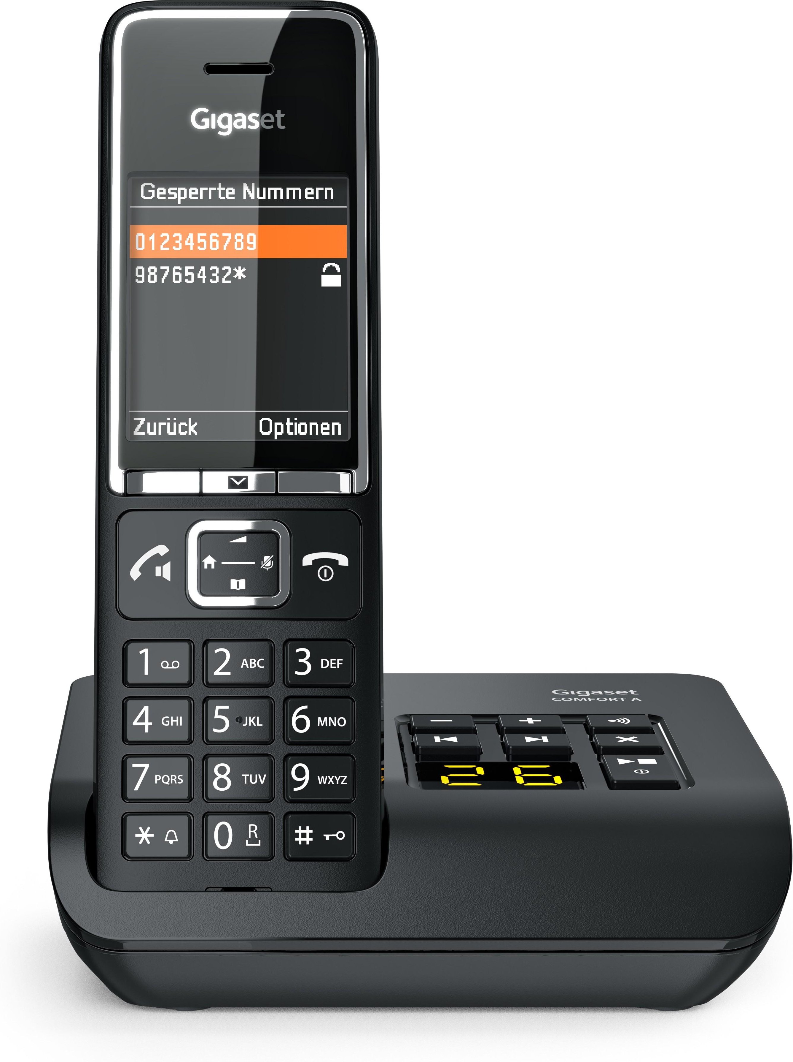 COMFORT 550A schwarz Schnurloses Telefon