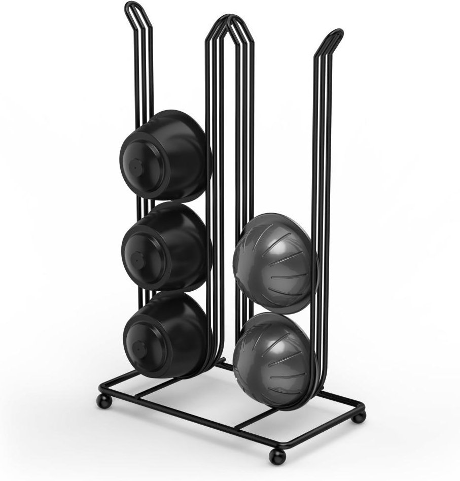 Kaffee-Kapselständer f Dolce Gusto, Nespresso Vertuo, Halter 16 Kapseln, SW (00111266)