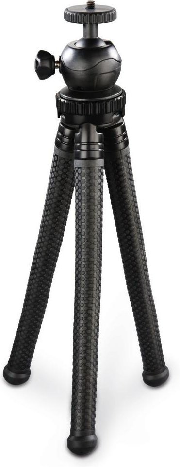 Stativ "FlexPro" für Smartphone, GoPro und Fotokameras, 27 cm, Schwarz (00004605)