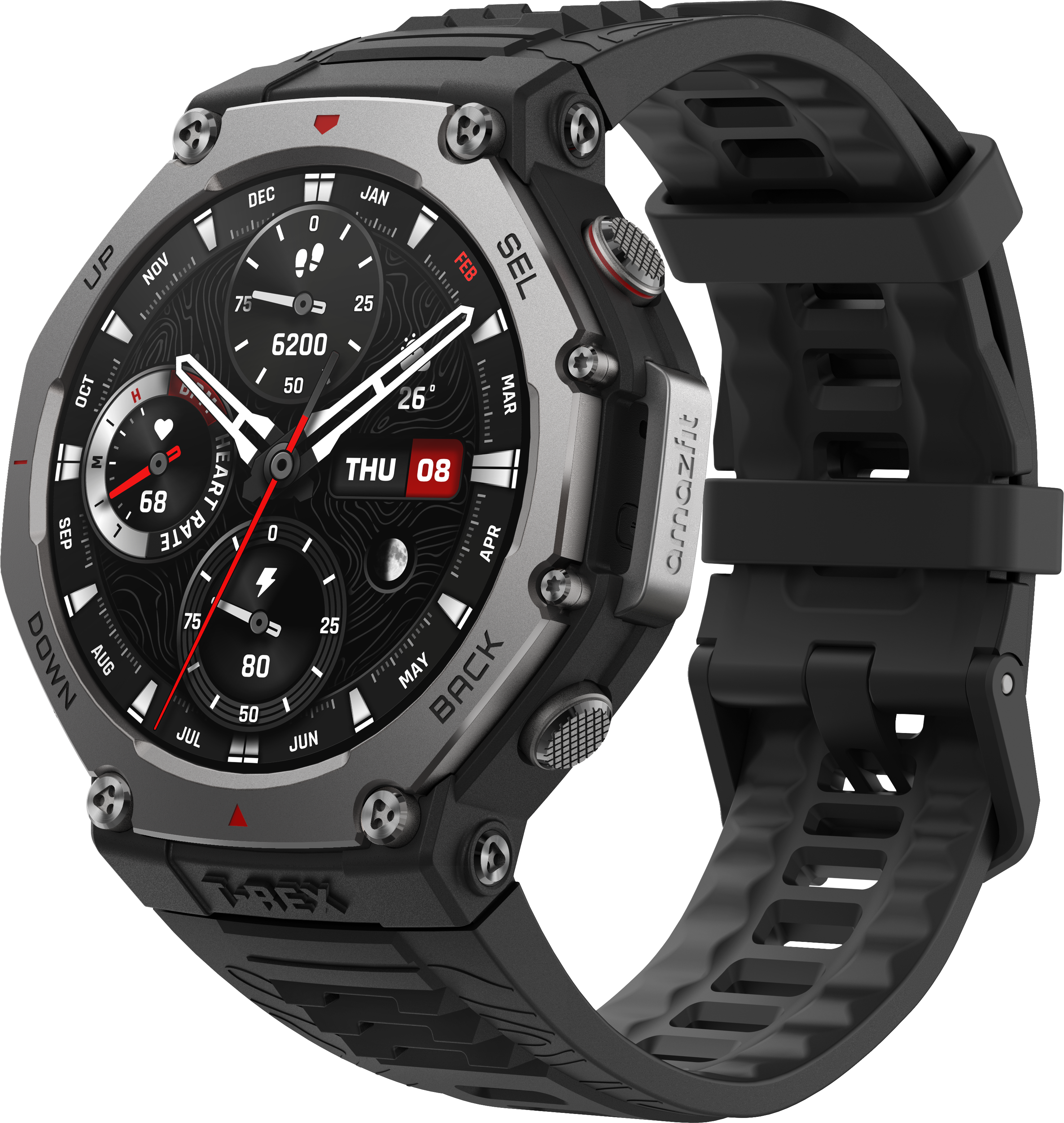 T-Rex 3, HYROX-Modus, Onyx Black Smartwatch