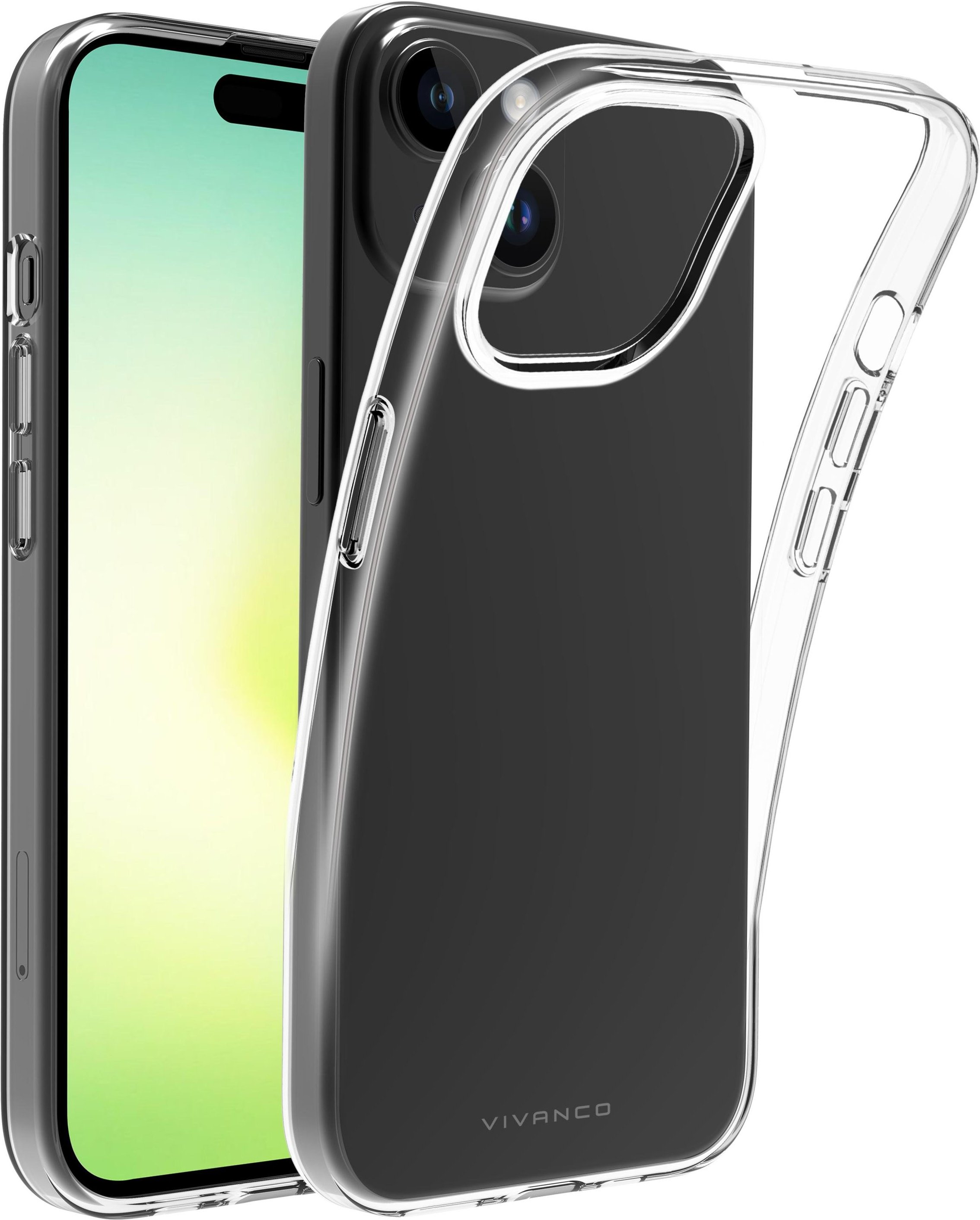 Super Slim Cover für iPhone 15 Plus, transparent (63914) Handyhülle