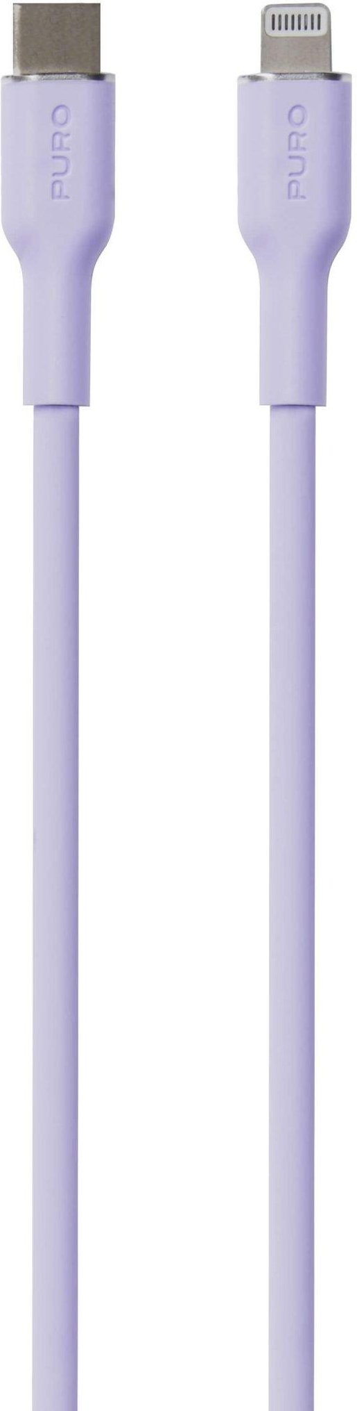 Power And Data Sync SOFT Cable From USB-C To Lightning 1,5m, Tech Lavender