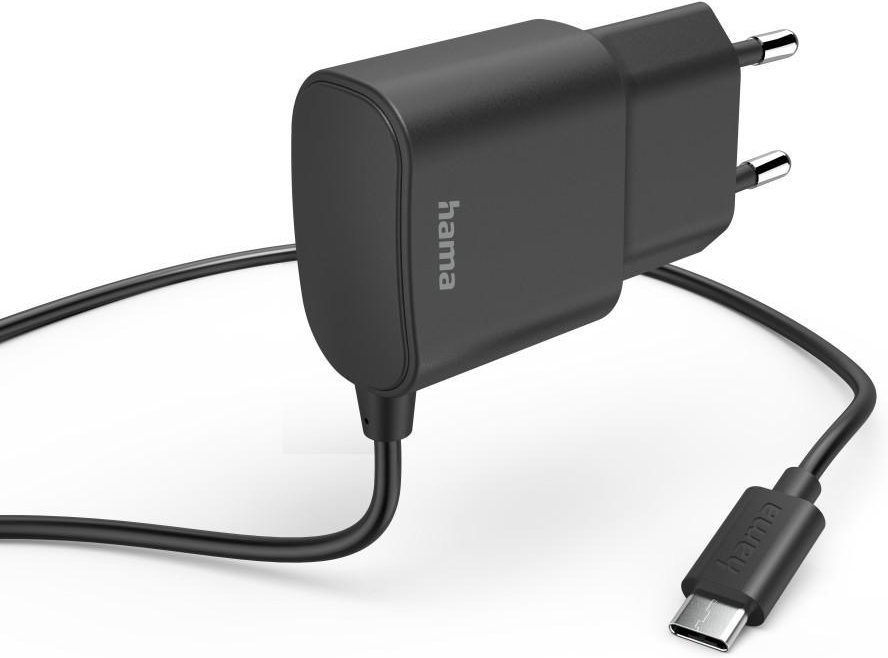 Ladegerät mit USB-C-Anschluss, 12 W, 1 m, Schwarz (00201618)