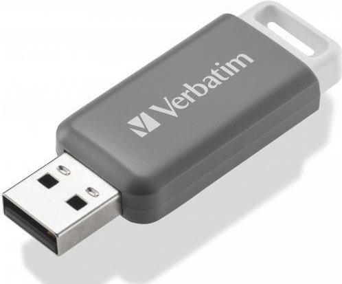 USB-Stick Databar (49456), USB 2.0, 128GB, Grau