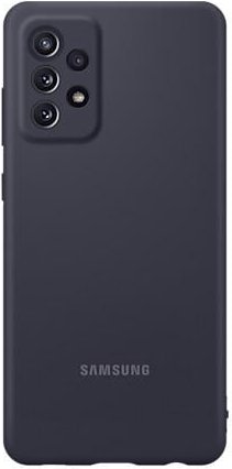 Silicone Cover EF-PA725 für das Galaxy A72, black Handyhülle