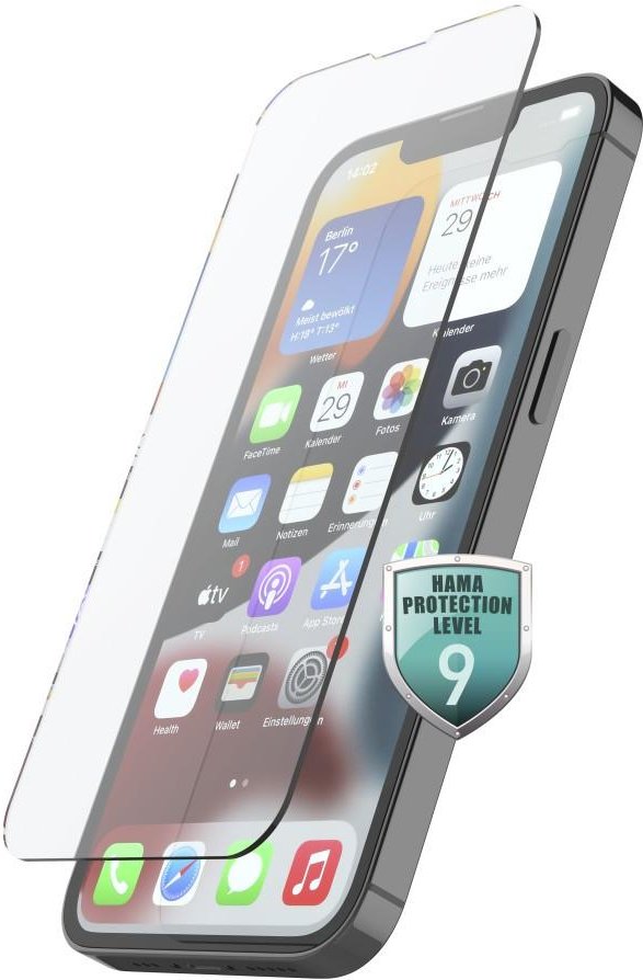 Echtglas-Displayschutz "Premium Crystal Glass" für iPhone 14 Pro (00216344)