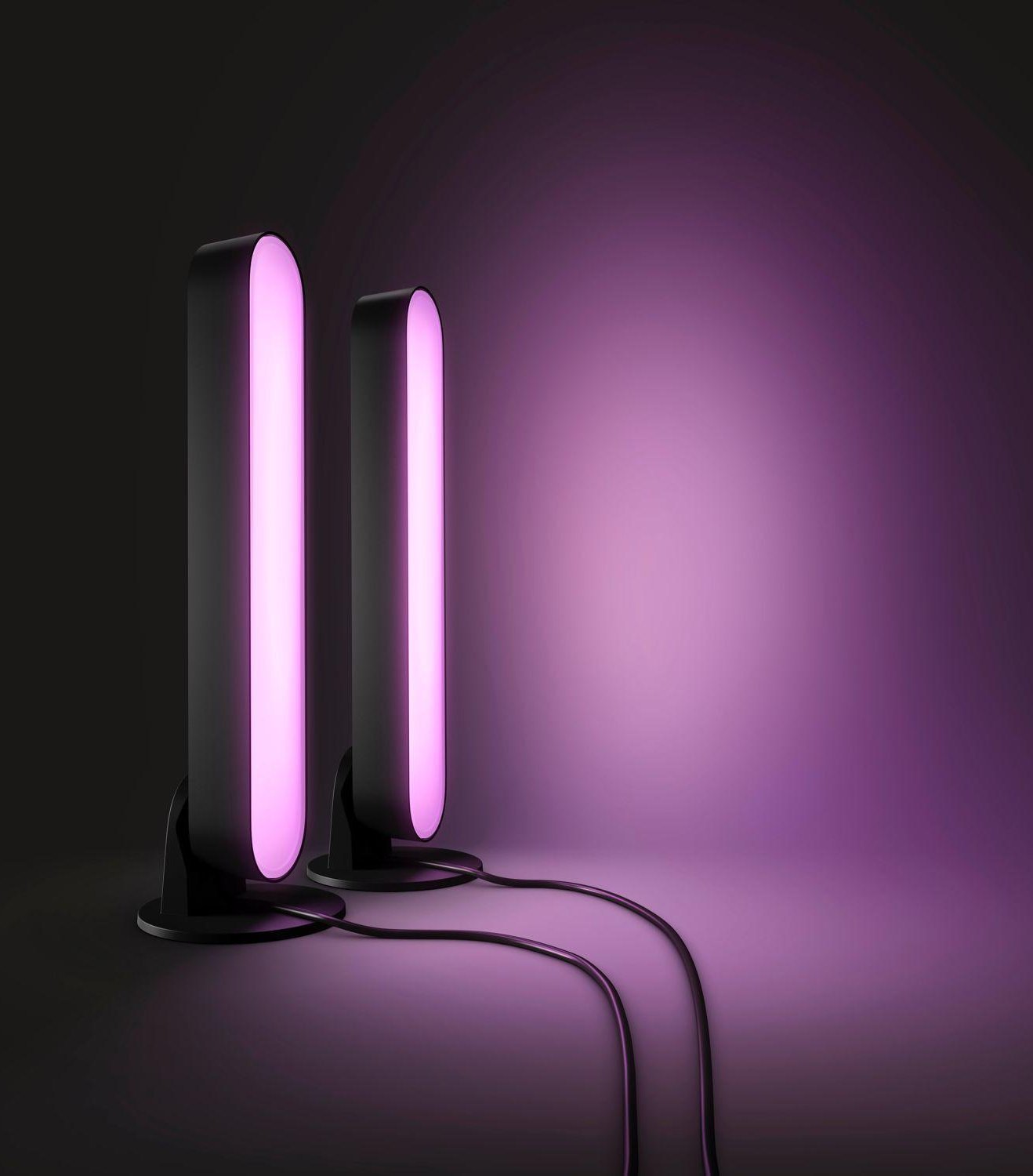 Lightbar "White & Color Ambience Play", Doppelpack, schwarz (00027480)