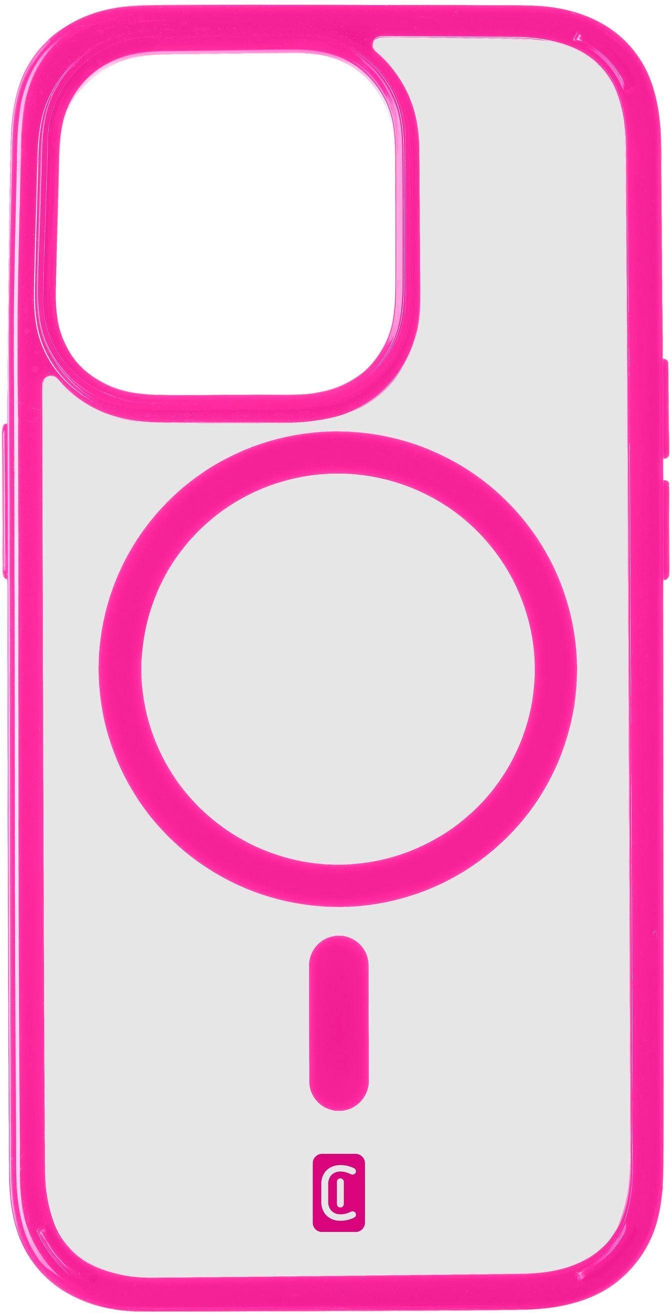 Cellularline Pop Mag - iPhone 15 Pro Max (60547) Fuchsie/Transparent