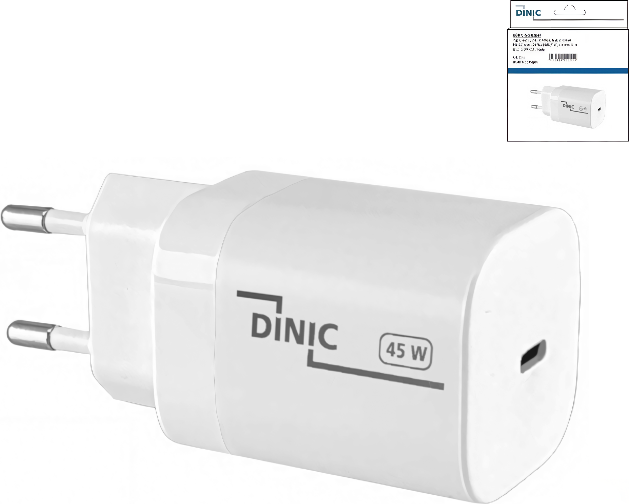 USB C Schnelllader / Netzteil 45W, Power Delivery 3.0, PPS-Technologie