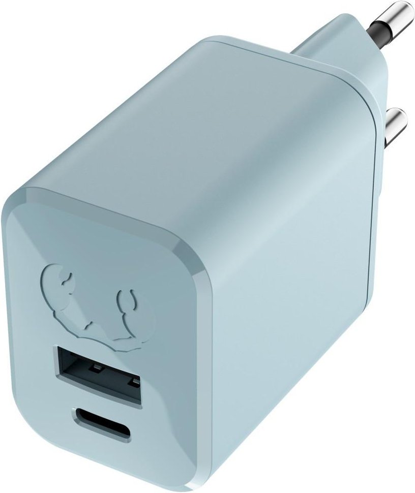 Mini-Charger USB-C und USB-A, PD 45W, Dusky Blue (00220549)