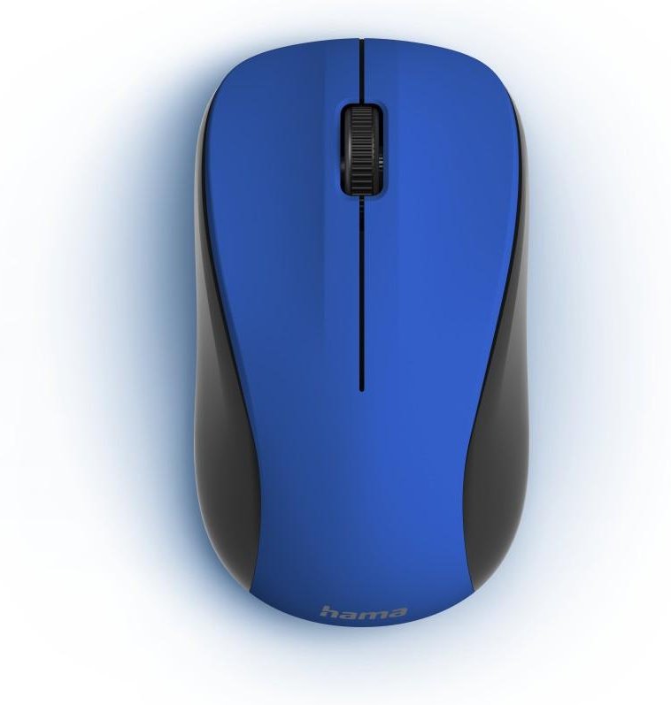 Optische 3-Tasten-Funkmaus "MW-300 V2", geräuschlos, USB-Empfänger, Blau (00173021)