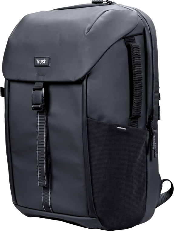 Jersey Rucksack für den Alltag für Notebooks bis zu 17 Zoll, Schwarz
