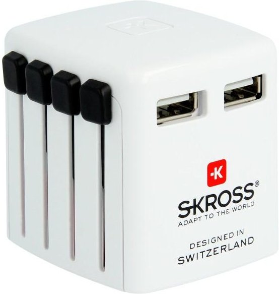 Reisestecker "World USB Charger" (2,4A), Weiß (00215277)