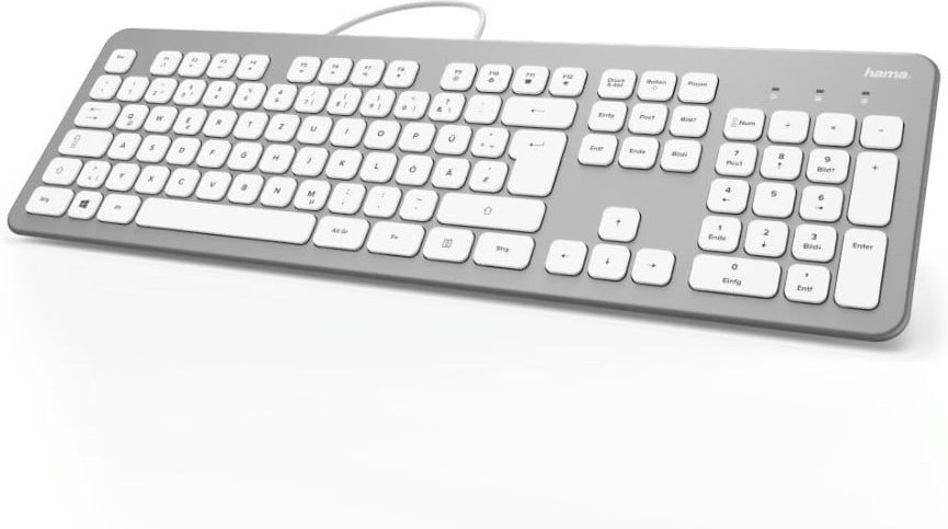 Tastatur "KC-700", Silber/Weiß (00182651)