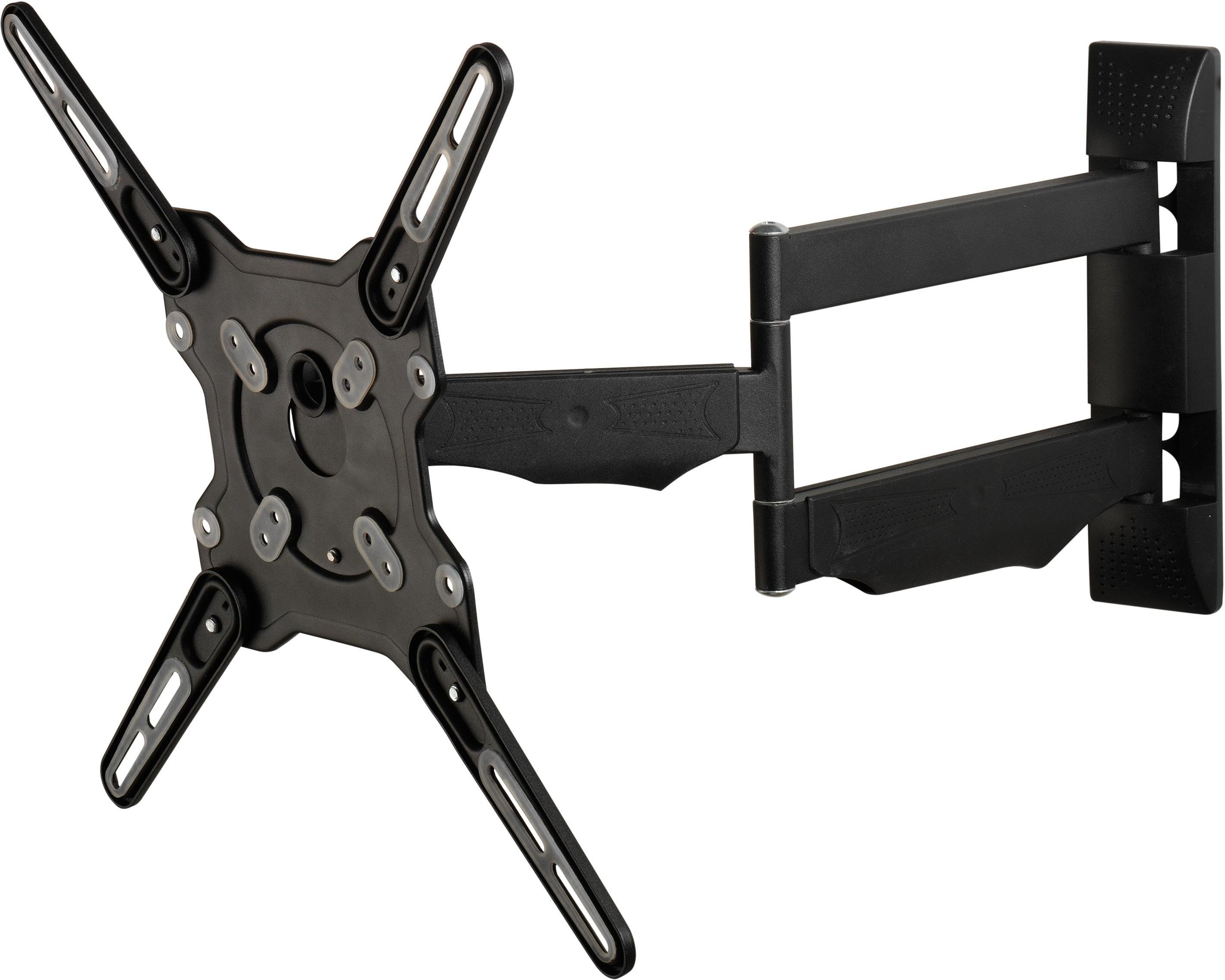 Verstellbare TV-Wandhalterung für Bildschirme bis 140 cm / 55'', 40 kg., Schwarz